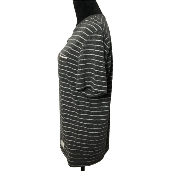 Adam Levine Womens Tee Short Sleeve Size XL Stripes Front issue tag 222 T-shirt - Picture 8 of 9